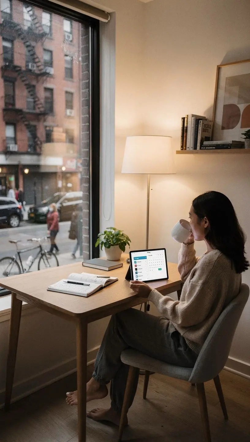 Digital privacy concept with tools and data security.