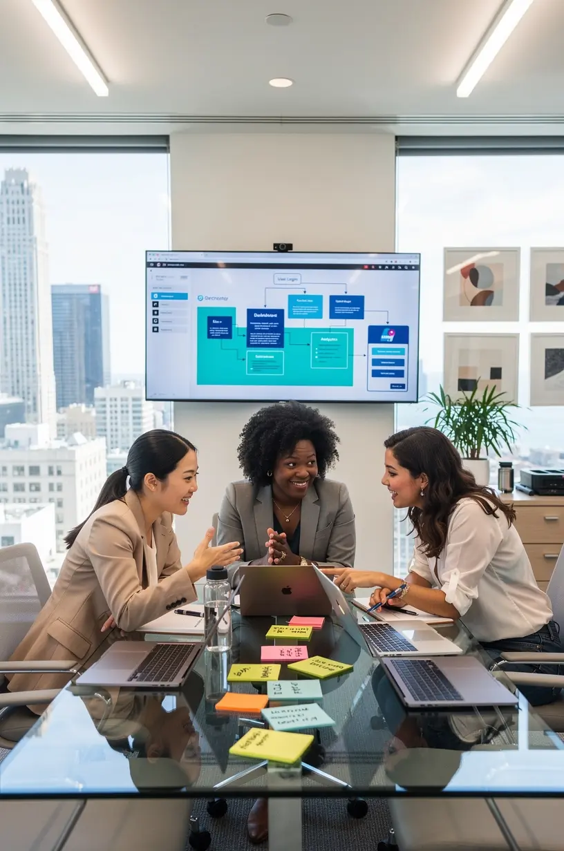 Person analyzing mobile apps for personal finance tracking