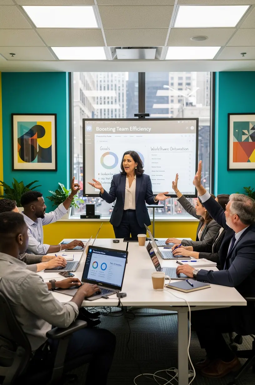 Illustration of task automation enhancing daily productivity